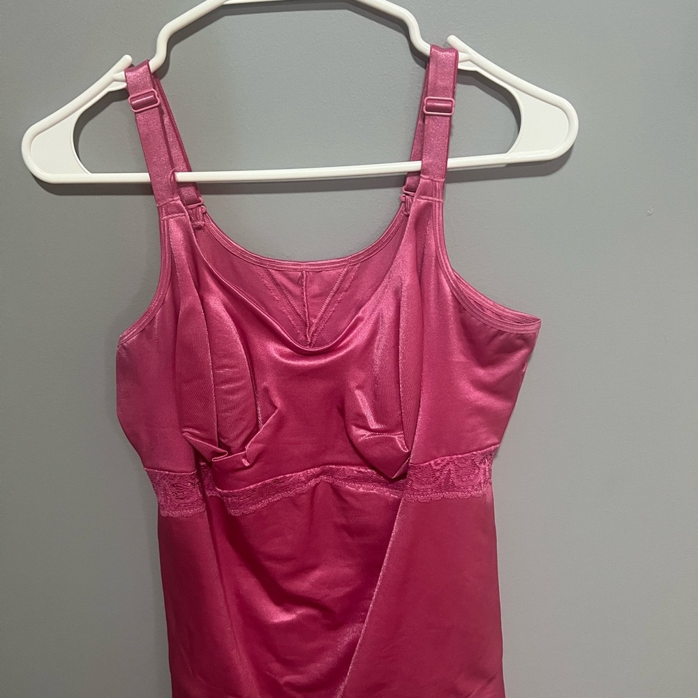 Ruby Ribbon Fuchsia Lace Cami